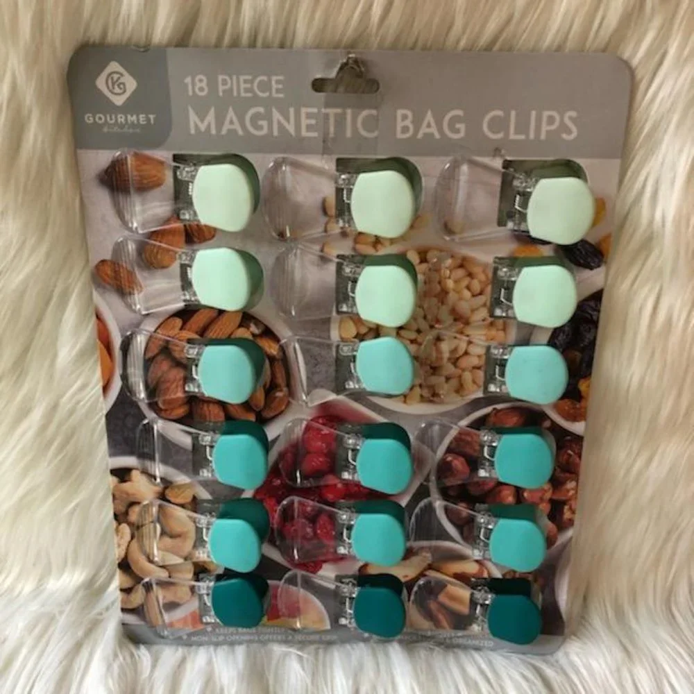 18 Piece Magnetic Bag Clips